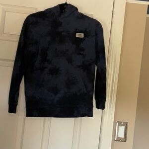 Vans Black and Blue High Collar hoodie